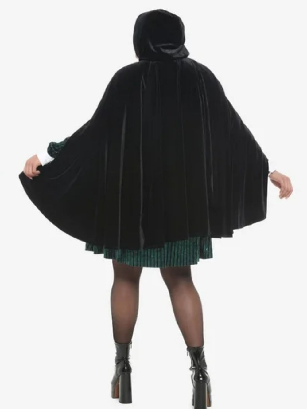NWT Her Universe Disney The Haunted Mansion Gargoyle Velvet Hooded Cape Ss L/XL - Picture 6 of 10